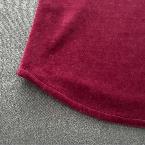 Appleseed’s women’s big velour shirt cherry button down shirt size Large - Picture 6 of 7